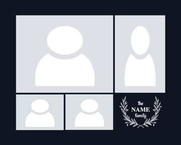 Picture of Acrylic Print Family 18 - 8x10