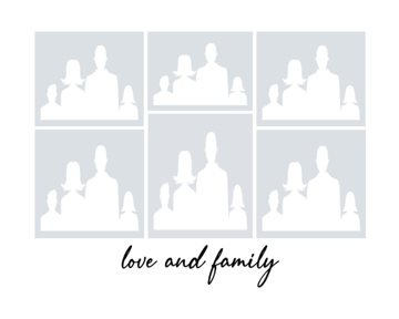 Picture of Acrylic Print Family 19 - 8x10