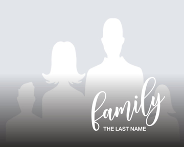 Picture of Acrylic Print Family 23 - 8x10