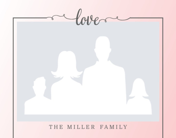 Picture of Acrylic Print Family 2 - 11x14