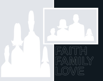 Picture of Acrylic Print Family 3 - 11x14