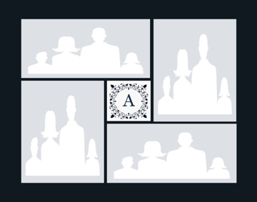 Picture of Acrylic Print Family 6 - 11x14