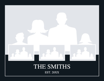 Picture of Acrylic Print Family 8 - 11x14