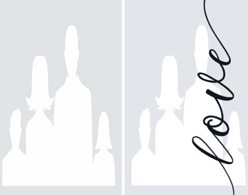 Picture of Acrylic Print Family 9 - 11x14