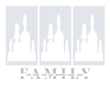 Picture of Acrylic Print Family 11 - 11x14