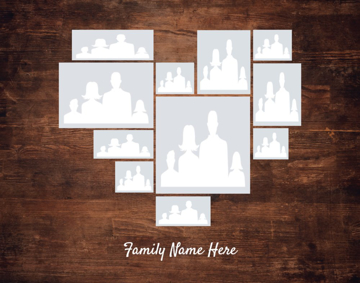 Picture of Acrylic Print Family 17 - 11x14