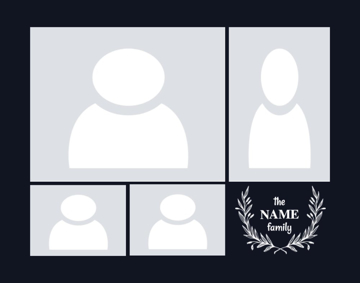 Picture of Acrylic Print Family 18 - 11x14