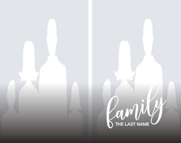 Picture of Acrylic Print Family 23 - 11x14