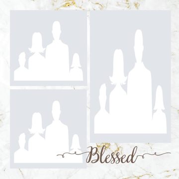 Picture of Acrylic Print Family 1 - 16x16