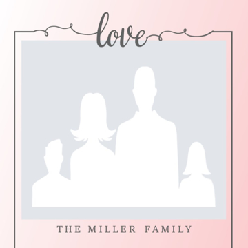 Picture of Acrylic Print Family 2 - 16x16