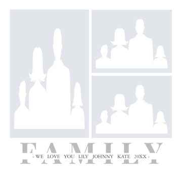 Picture of Acrylic Print Family 11 - 16x16