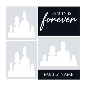 Picture of Acrylic Print Family 16 - 16x16