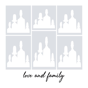 Picture of Acrylic Print Family 19 - 16x16