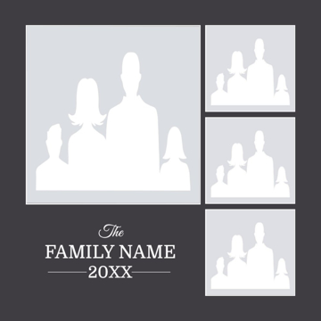 Picture of Acrylic Print Family 21 - 16x16