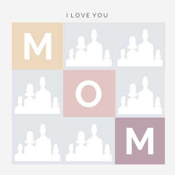 Picture of Acrylic Print Family 25 - 16x16