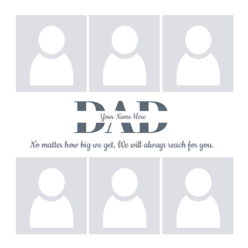 Picture of Acrylic Print Family 26 - 16x16