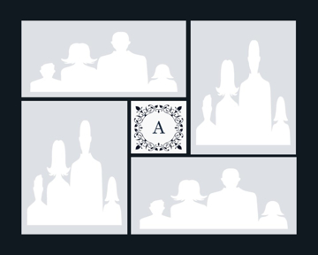 Picture of Acrylic Print Family 6 - 16x20