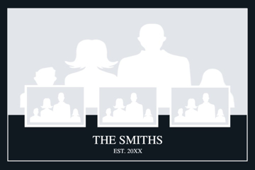 Picture of Acrylic Print Family 8 - 24x36