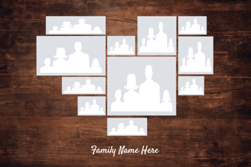 Picture of Acrylic Print Family 17 - 24x36