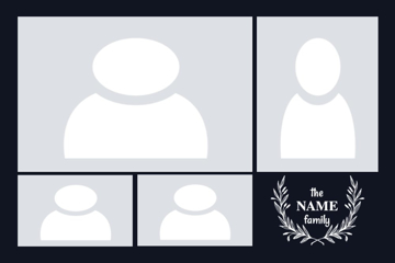 Picture of Acrylic Print Family 18 - 24x36