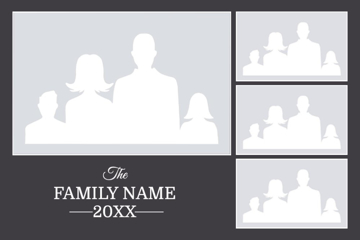 Picture of Acrylic Print Family 21 - 24x36