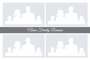 Picture of Acrylic Print Family 32 - 24x36