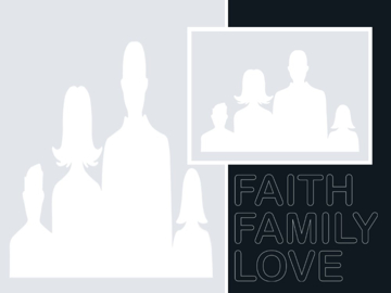 Picture of Acrylic Print Family 3 - 30x40