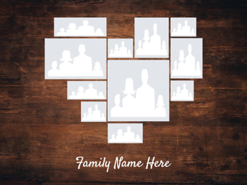 Picture of Acrylic Print Family 17 - 30x40