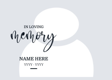 Picture of Acrylic Print In Memory 4 - 5x7