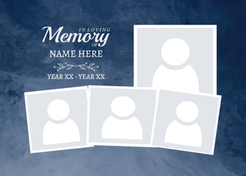 Picture of Acrylic Print In Memory 6 - 5x7