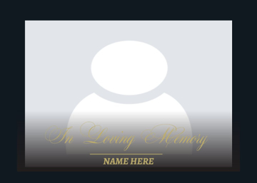 Picture of Acrylic Print In Memory 8 - 5x7