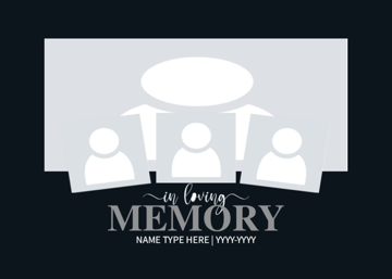 Picture of Acrylic Print In Memory 11 - 5x7