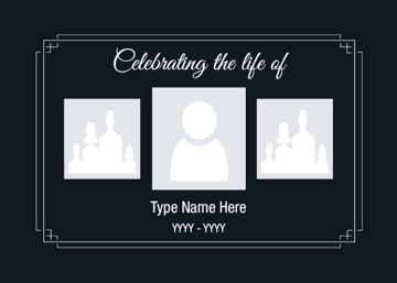 Picture of Acrylic Print In Memory 15 - 5x7