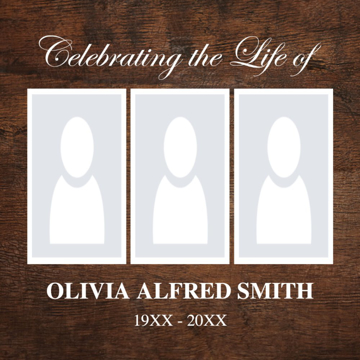 Picture of Acrylic Print In Memory 2 - 8x8