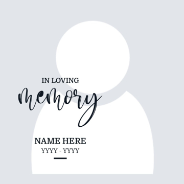 Picture of Acrylic Print In Memory 4 - 8x8