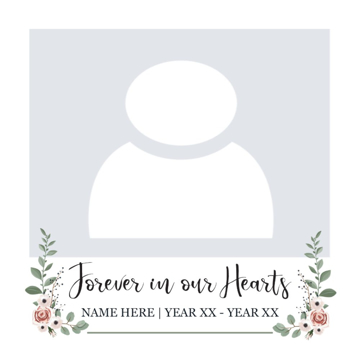 Picture of Acrylic Print In Memory 5 - 8x8