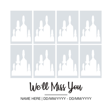 Picture of Acrylic Print In Memory 7 - 8x8