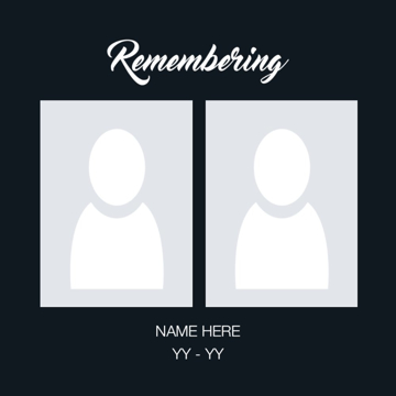 Picture of Acrylic Print In Memory 9 - 8x8