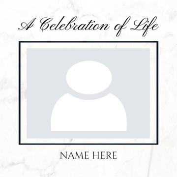 Picture of Acrylic Print In Memory 10 - 8x8