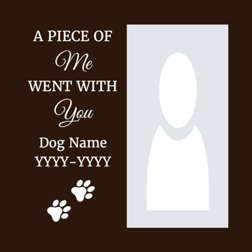 Picture of Acrylic Print In Memory 14 - 8x8