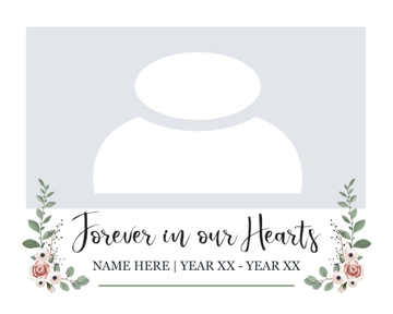 Picture of Acrylic Print In Memory 5 - 8x10