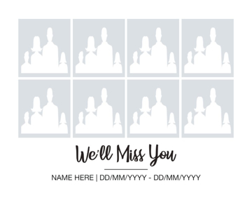 Picture of Acrylic Print In Memory 7 - 8x10