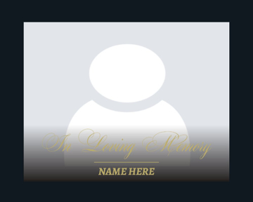 Picture of Acrylic Print In Memory 8 - 8x10