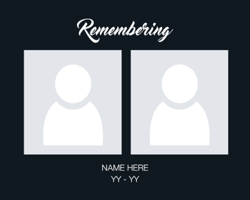 Picture of Acrylic Print In Memory 9 - 8x10