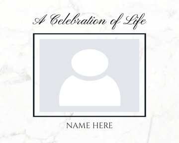 Picture of Acrylic Print In Memory 10 - 8x10