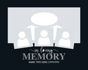 Picture of Acrylic Print In Memory 11 - 8x10