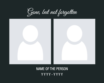 Picture of Acrylic Print In Memory 13 - 8x10