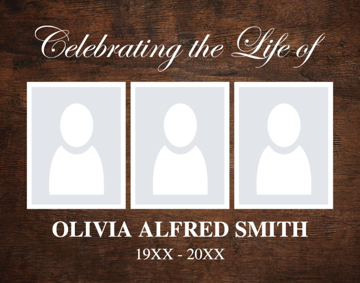 Picture of Acrylic Print In Memory 2 - 11x14