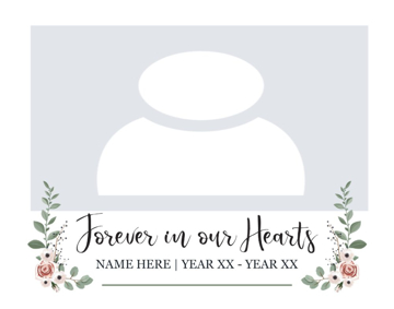 Picture of Acrylic Print In Memory 5 - 11x14