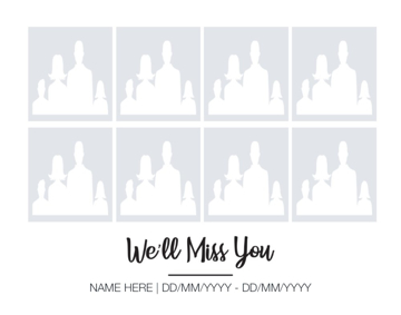 Picture of Acrylic Print In Memory 7 - 11x14